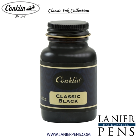 Conklin 60ml Ink Bottle - Classic Black