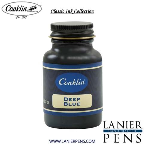 Conklin 60ml Ink Bottle - Deep Blue