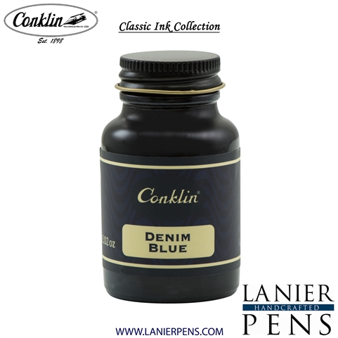 Conklin 60ml Ink Bottle - Denim Blue