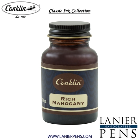 Conklin 60ml Ink Bottle - Rich Mahogany