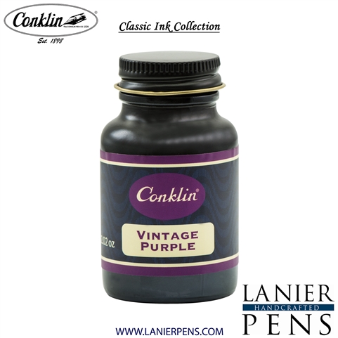 Conklin 60ml Ink Bottle - Vintage Purple