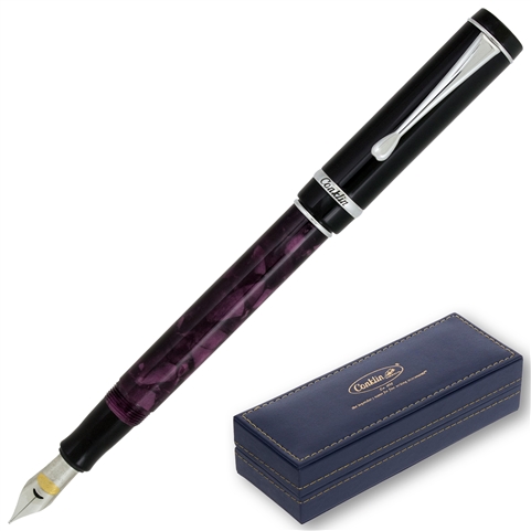 Conklin Duragraph Fountain Pen - Purple Nights