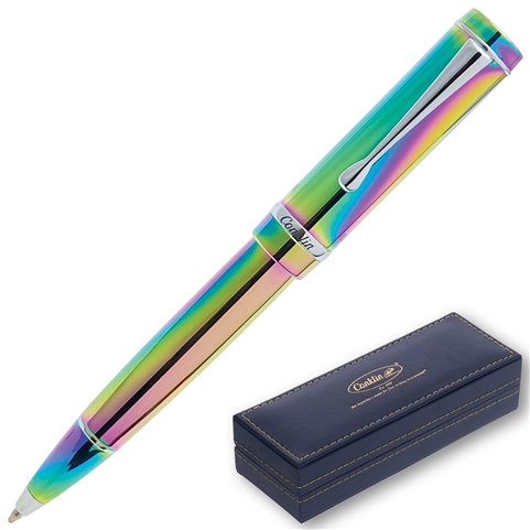 Conklin Duragraph Ballpoint Pen - Rainbow (Special Edition PVD)