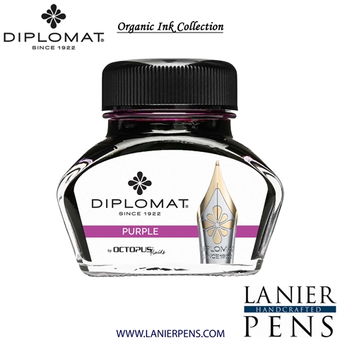 Diplomat Octopus 30ml Ink Bottle - Purple