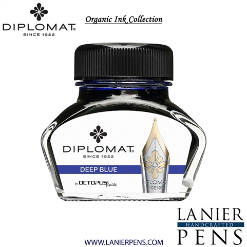 Diplomat Octopus 30ml Ink Bottle - Deep Blue