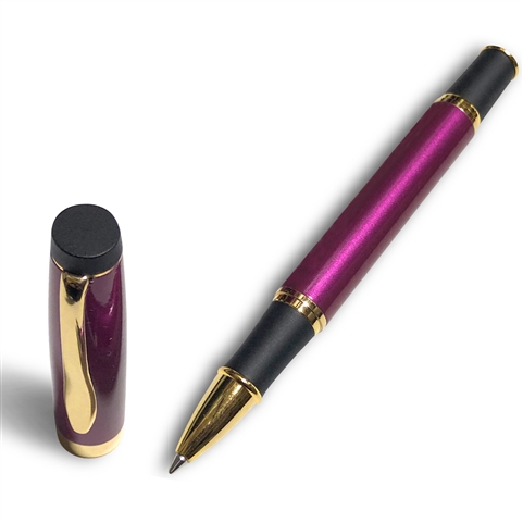 Gripper Rollerball Pen - Purple Gloss