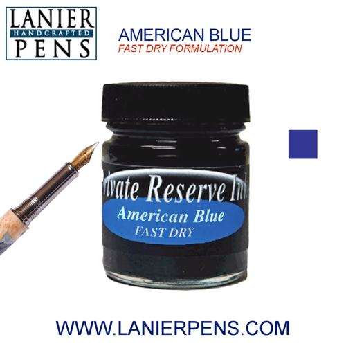 Fountain Pen Ink - American Blue - Fast Dry