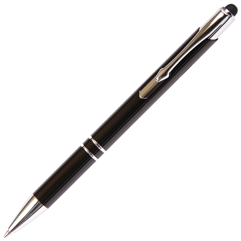 JJ Ballpoint Pen with Stylus - Black (Budget Friendly)