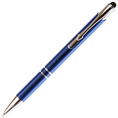 JJ Ballpoint Pen with Stylus - Blue (Budget Friendly)
