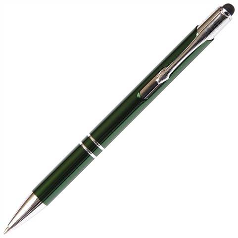 JJ Ballpoint Pen with Stylus - Green (Budget Friendly)