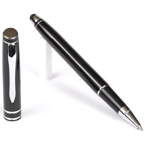 Mercury Stylus Rollerball Pen - Black (Budget Friendly)