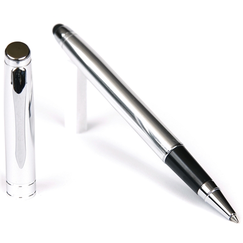 Mercury Stylus Rollerball Pen - Silver (Budget Friendly)