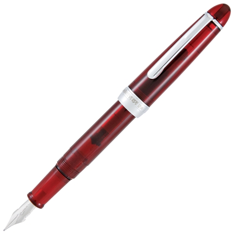 Monteverde Monza 3 Set Crystal Clear Fountain Pen - Red