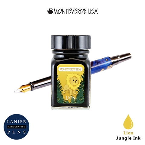 Monteverde G309LI Ink Bottle 30 ml - Jungle Lion (Yellow)
