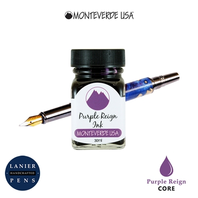 Monteverde G309PR 30 ml Core Fountain Pen Ink Bottle- Purple Reign