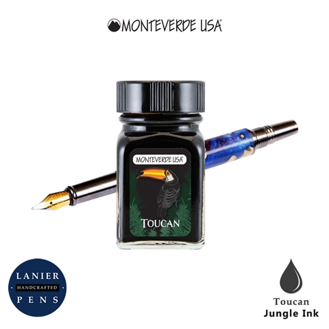 Monteverde G309TC Ink Bottle 30 ml - Jungle Toucan (Black)