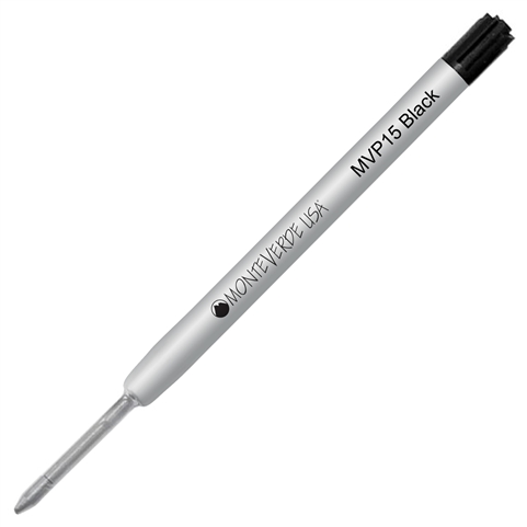 Monteverde Soft Roll Super Broad Ballpoint P15 Paste Ink Refill Compatible with most Parker Style Ballpoint Pens - (Super Broad Tip 1.4mm)