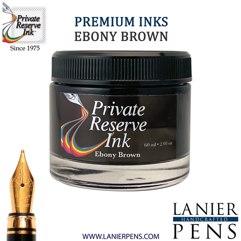 Private Reserve PR17035 Ink Bottle 60 ml - Ebony Brown