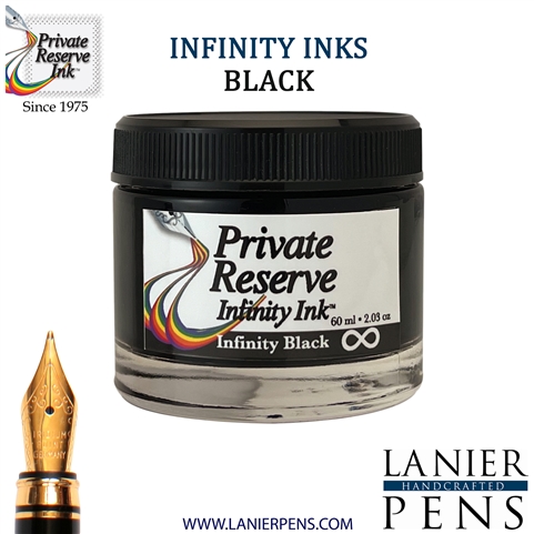 Private Reserve PR17051 Ink Bottle 60 ml - Infinity Black with E.C.O. formula