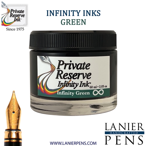 Private Reserve PR17054 Ink Bottle 60 ml - Infinity Green with E.C.O. formula