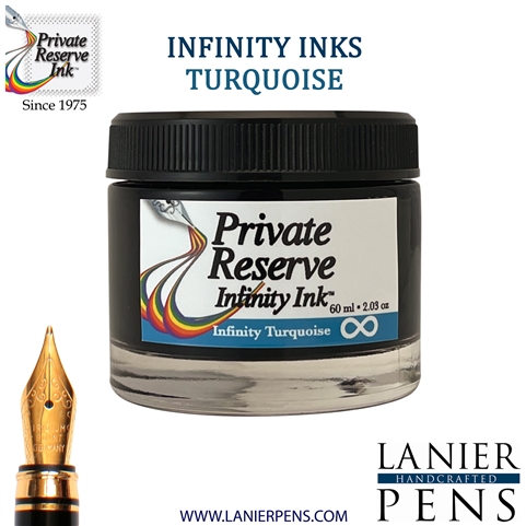 Private Reserve PR17055 Ink Bottle 60 ml - Infinity Turquoise with E.C.O. formula
