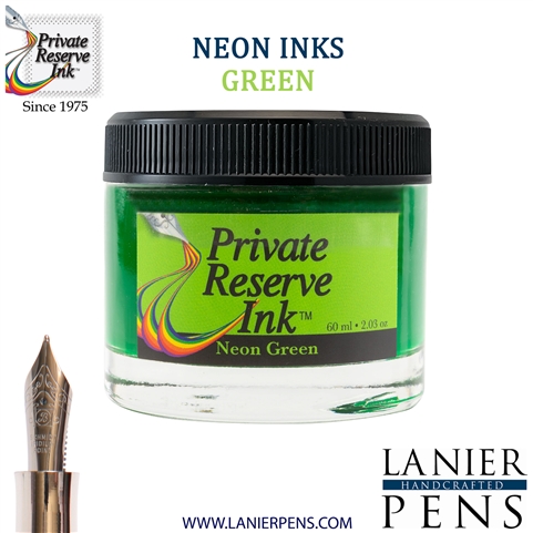 Private Reserve PR17059 Ink Bottle 60 ml - Neon Green
