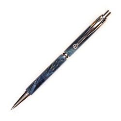 Slimline Pencil - Blue Maple Burl